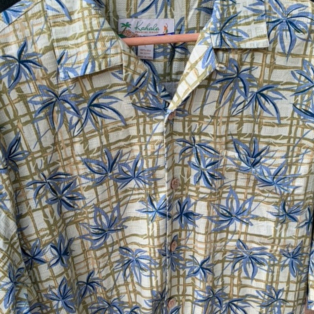 100% Silk Men's Kahala Islands Shirt